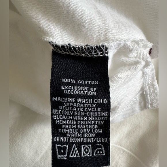 Enyce Y2K Cotton White Tee Shirt Size Medium - Picture 8 of 12